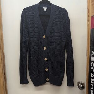 L.L. Bean Navy Blue Cardigan